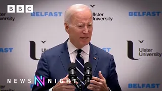 What was Joe Biden trying to achieve by visiting Northern Ireland? - BBC Newsnight