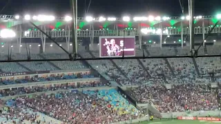 Torcida do @fluminensefc no jogo de entrega das faixas contra o São Paulo.