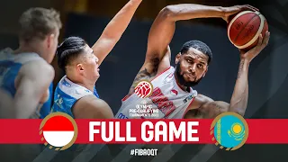 Indonesia v Kazakhstan | Full Basketball Game | FIBA Olympic Pre-Qualifying Tournament 2023 Syria