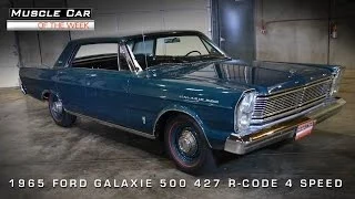 1965 Ford Galaxie 500 R-Code 427 4-Door Muscle Car Of The Week Video #51