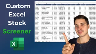 How To Build A Custom Excel Stock Screener [With Automatic Data]