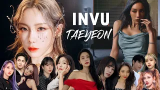 K-POP IDOLS LISTENING & SINGING TAEYEON'S 'INVU'