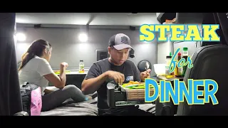 Vlog●43| TRUCKERS DINNER INSIDE OUR TRUCK |PINOY TRUCKER ALBERTA  🇨🇦