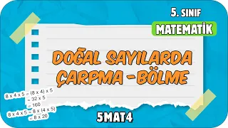 Doğal Sayılarda Çarpma - Bölme 📘 tonguçCUP 1.Sezon - 5MAT4 #2024