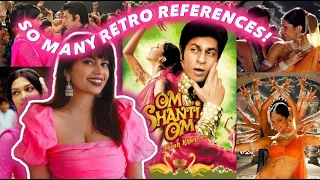 analyzing Om Shanti Om's retro film references & film costumes 💟