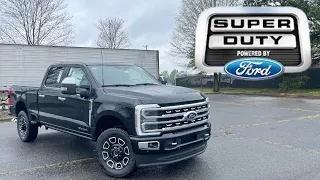 2024 Ford F250 SuperDuty 6.7L Platinum: POV Start Up, Test Drive, Walkaround and Review