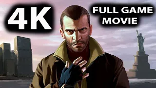 GTA 4 All Cutscenes MOVIE with GOOD ENDING & All Characters Conversations (PC 4K 60FPS)