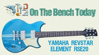 Yamaha Revstar Element RSE20 – On the Bench Today #guitar #yamaharevstar