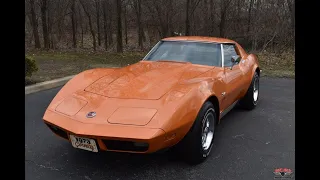 Numbers Matching 350 V8 Powered 1973 Chevrolet Corvette Test Drive