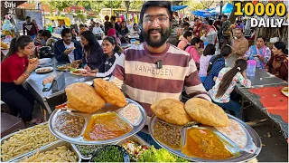 50/- Rs Chandigarh ki 30+ items ALL DAY Nashta Thali | Street Food India