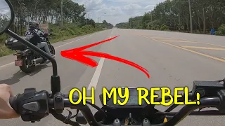 Honda Rebel 1100 too fast for the grom