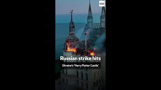 Russian strike hits Ukraine’s ‘Harry Potter Castle’