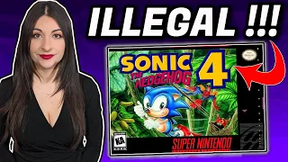 The ILLEGAL "Sonic The Hedgehog 4"... For Super Nintendo
