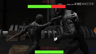 spiderman vs venom chapter 2 with healthbars