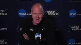 Colorado First Round Postgame Press Conference - 2021 NCAA Tournament