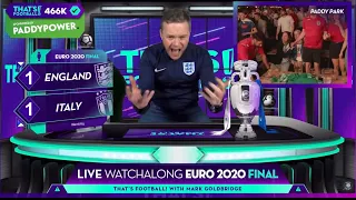 Mark Goldbridge Reaction To England Vs Italy EURO CUP FINAL