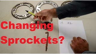 Calculating what sprocket to get on your motorcycle