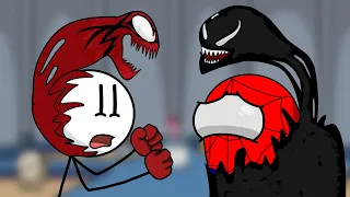 Venom trying to Kill Henry Stickmin in Among us Part 12 - Avengers Animation