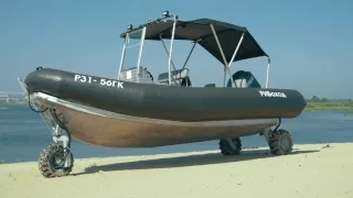 Ролик Лодка-амфибия «РИБоход» 710 (Рибоход)