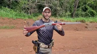 Primeiros Disparos de .44 MAGNUM!! Carabina Rossi Puma 20"