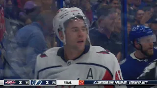 Tom Wilson Goes After Erik Cernak As The Buzzer Sounds In Tampa