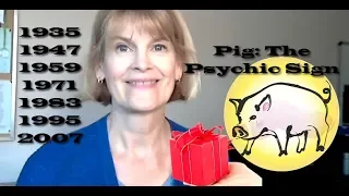 Pig Chinese Zodiac Natural Intuitive Ability - You're Psychic