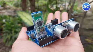 Arduino distance measuring using Bluetooth HC-05 and Ultrasonic sensor | Monitoring with Phone | DIY