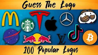 Guess The Logo In 3 seconds | 100 Popular Logos Quiz |