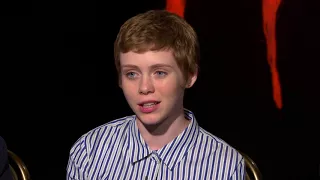 IT Interview - Jeremy Ray Taylor, Sophia Lillis,  Jack Dylan Grazer,  and Jaeden Lieberher