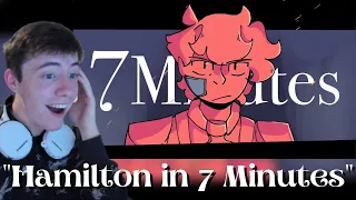 I LOVE THIS | "Hamilton in 7 Minutes" // Dream SMP Animation - REACTION