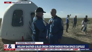 Blue Origin: Emotional William Shatner describes flight to space | LiveNOW from FOX