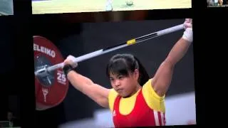 Zulfiya Chinshanlo Of Kazakhstan Wins Olympic Gold Medal In Women's 53-Kilogram Weightlifting