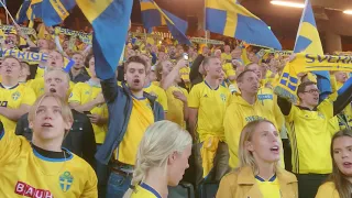 Swedish national anthem at Friends Arena 8 September 2019