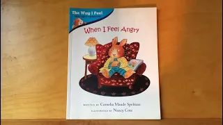 When I Feel Angry, by Cornelia Maude Spelman & Nancy Cote (book reading from The Way I Feel series)