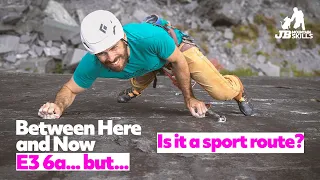 Bolts on a trad route?! Between Here and Now, E3 6a, but is it even Trad?!