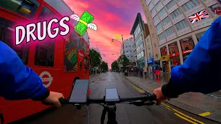 Delivering DRUGS In London On A E-Bike! How Much Money Can We Make? 💸