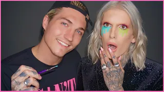 MY BOYFRIEND DOES MY MAKEUP... OMG