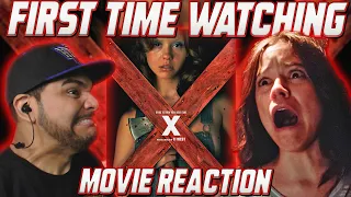 X (2022) *FIRST TIME WATCHING MOVIE REACTION* Craziest HORROR Of The Year! Mia Goth , Jenna Ortega