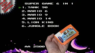 SUPER GAME 6 in 1 ДЕНДИ ► Китайский Картридж Посмотрим и Поиграем (NES, Famicom, Dendy)