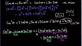Complex Numbers and Trigonometric Identities - Sin 3x and cos 3x