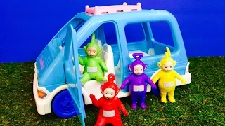 TELETUBBIES TOYS Fisher Price Retro Van Ride!