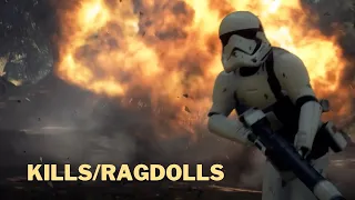 Kills/Ragdolls Compilation | Star Wars Battlefront 2 | #50 ft@RatedRforRagdolls