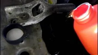 How to fill coolant without trapping air in.