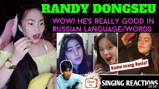 RANDY DONGSEU - Awalnya tengil tapi pas diNyanyiin bengong wkwk | SINGING REACTIONS OmeTV