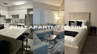 realistic first apartment tour 2023| Florida