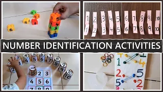 7 Fun activities to teach Numbers | Number Identification/Recognition |Preschool Activities for 1-10