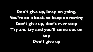Bruno Mars - Don't Give Up (Sesame Street) Lyrics