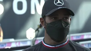 Lewis Hamilton "Max drove into me" Post race F1 Interview 2021 Italian Grand Prix at Monza
