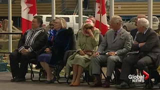 Prince Charles, Camilla can’t stop laughing during throat singers’ performance in Iqaluit