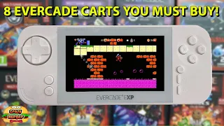 8 Evercade Carts YOU MUST buy! Perfect for first time owners of the Evercade EXP or VS!